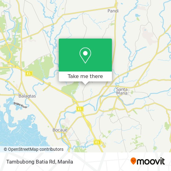 Tambubong Batia Rd map