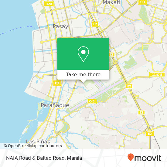 NAIA Road & Baltao Road map