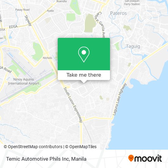 Temic Automotive Phils Inc map