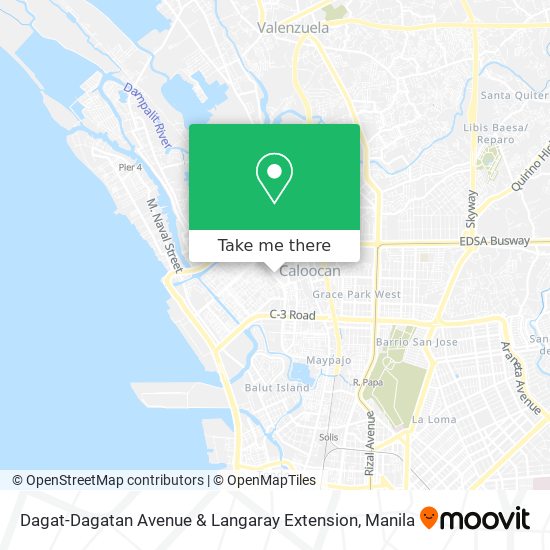 Dagat-Dagatan Avenue & Langaray Extension map