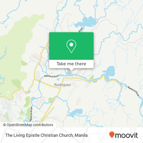 The Living Epistle Christian Church map