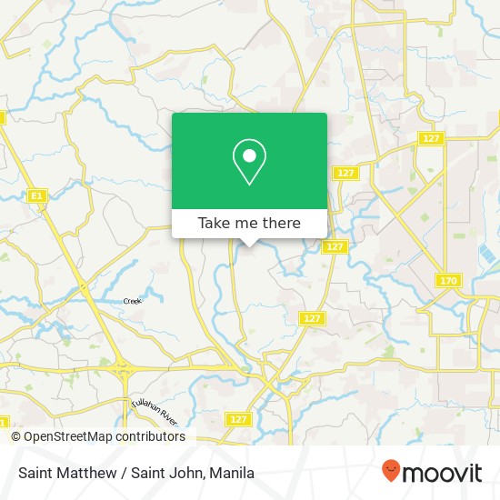 Saint Matthew / Saint John map