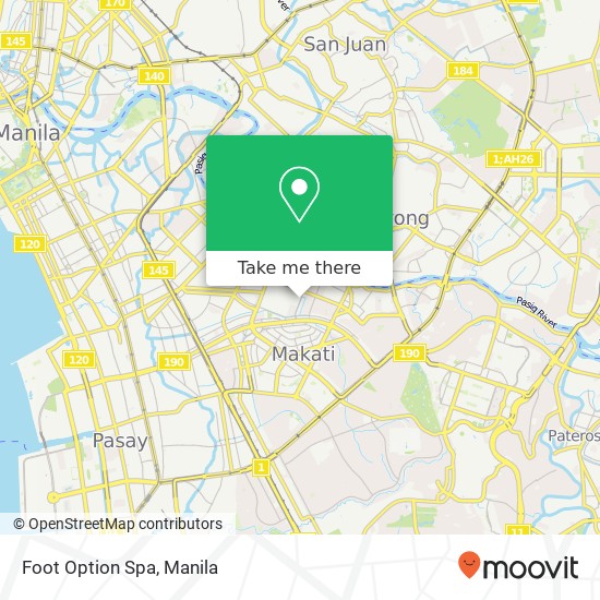 Foot Option Spa map