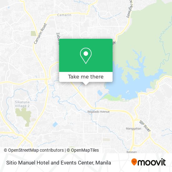 Sitio Manuel Hotel and Events Center map