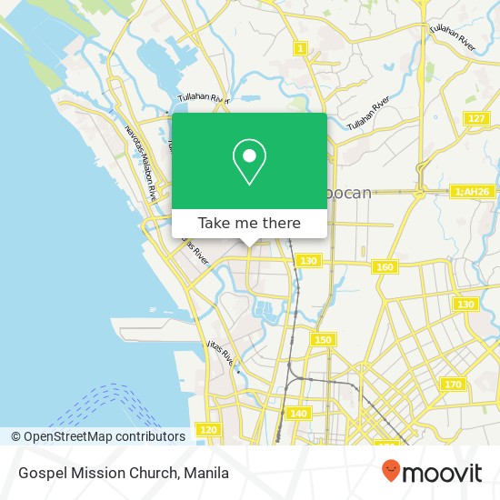 Gospel Mission Church map