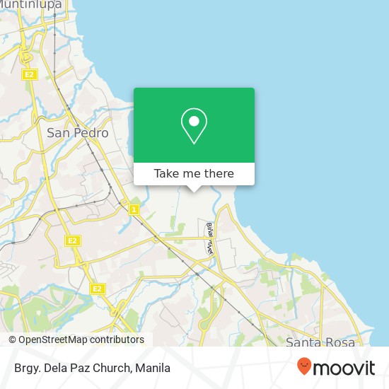 Brgy. Dela Paz Church map