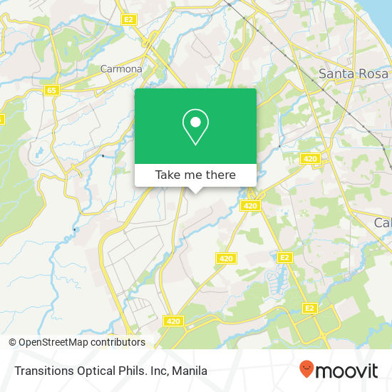 Transitions Optical Phils. Inc map