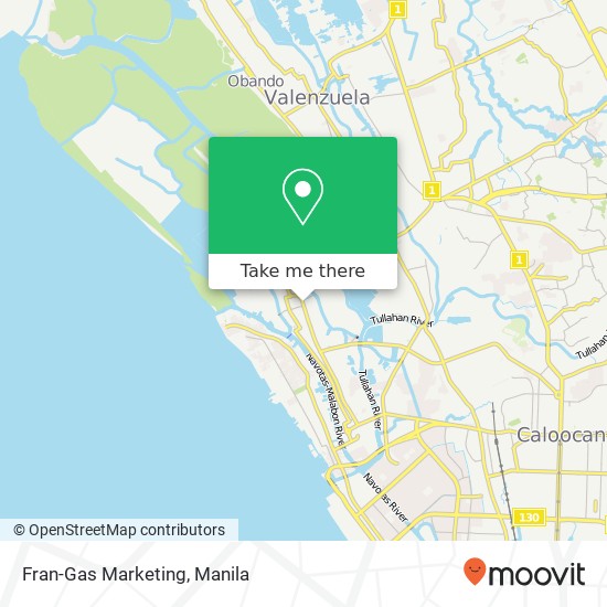 Fran-Gas Marketing map