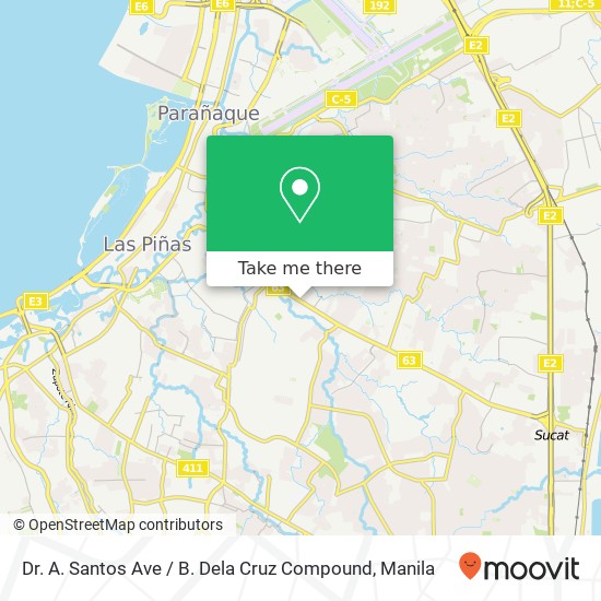Dr. A. Santos Ave / B. Dela Cruz Compound map