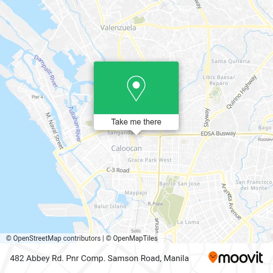 482 Abbey Rd. Pnr Comp. Samson Road map