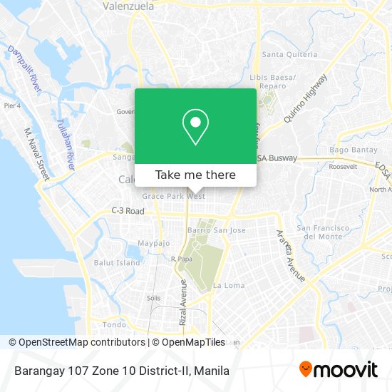 Barangay 107 Zone 10 District-II map