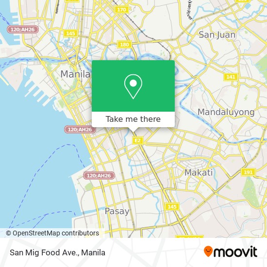 San Mig Food Ave. map