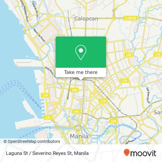 Laguna St / Severino Reyes St map