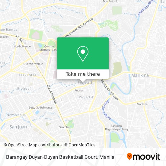 Barangay Duyan-Duyan Basketball Court map