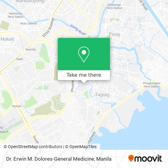 Dr. Erwin M. Dolores-General Medicine map