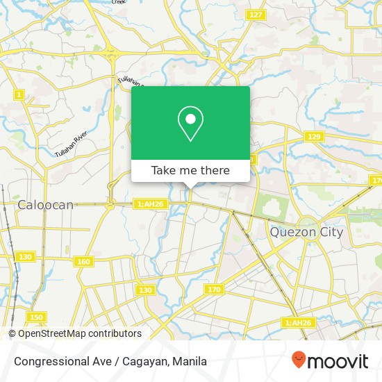Congressional Ave / Cagayan map