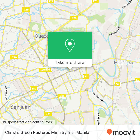 Christ's Green Pastures Ministry Int'l map