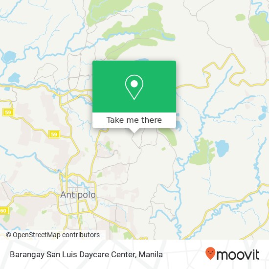 Barangay San Luis Daycare Center map