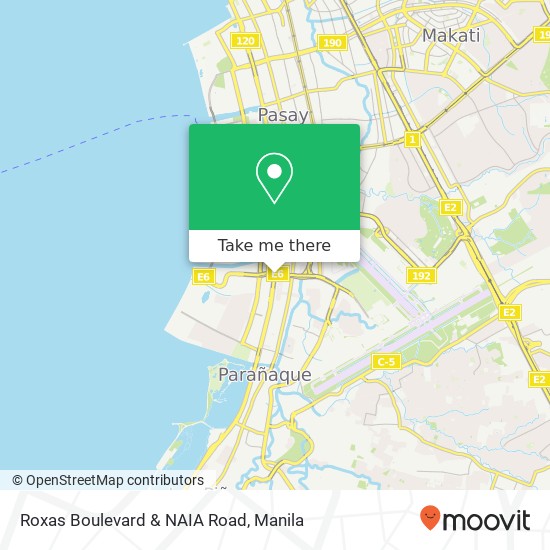 Roxas Boulevard & NAIA Road map