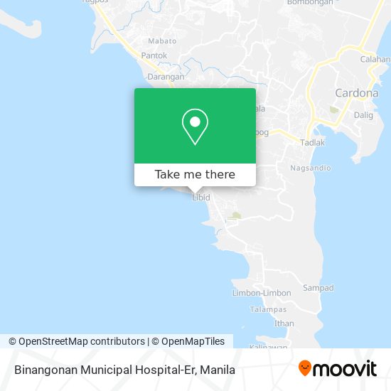 Binangonan Municipal Hospital-Er map