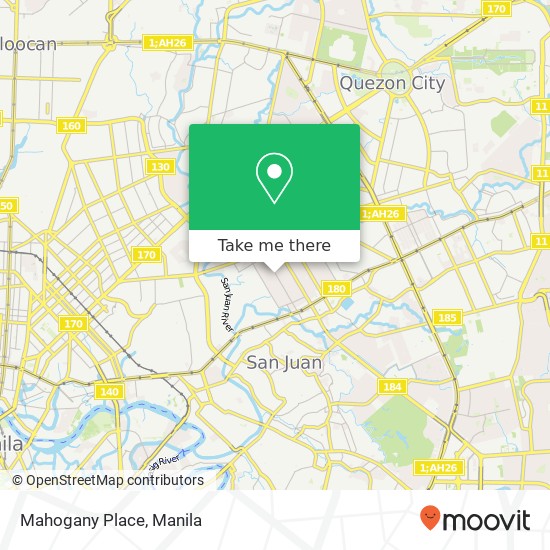 Mahogany Place map