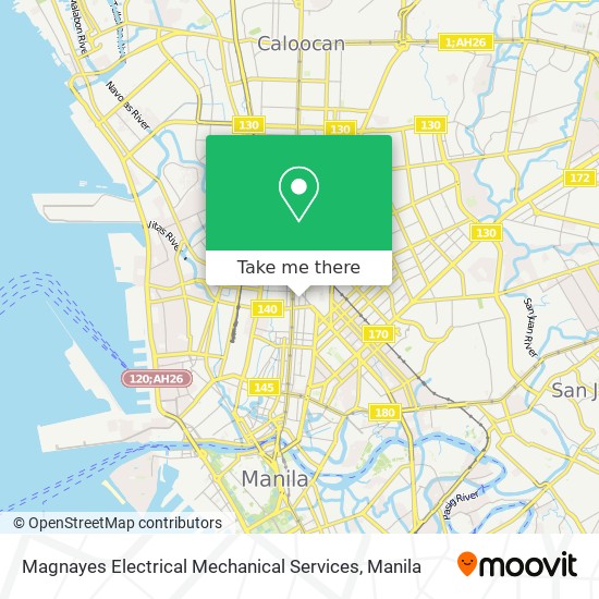 Magnayes Electrical Mechanical Services map