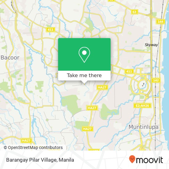 Barangay Pilar Village map