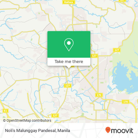 Noli's Malunggay Pandesal map