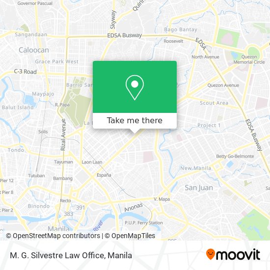 M. G. Silvestre Law Office map