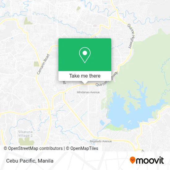 Cebu Pacific map