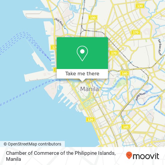 Chamber of Commerce of the Philippine Islands map