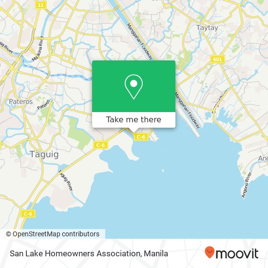 San Lake Homeowners Association map