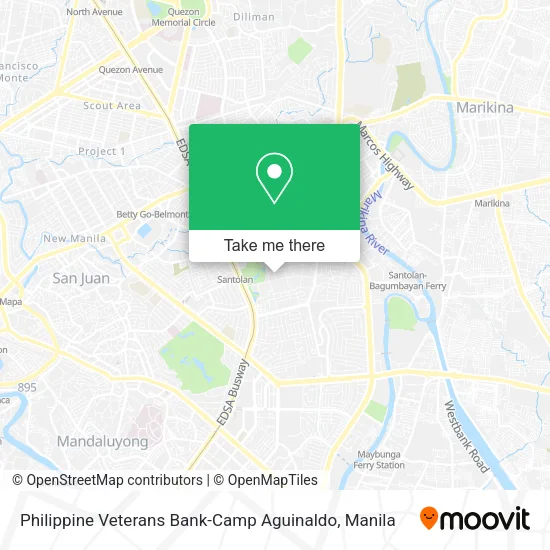 Philippine Veterans Bank-Camp Aguinaldo map