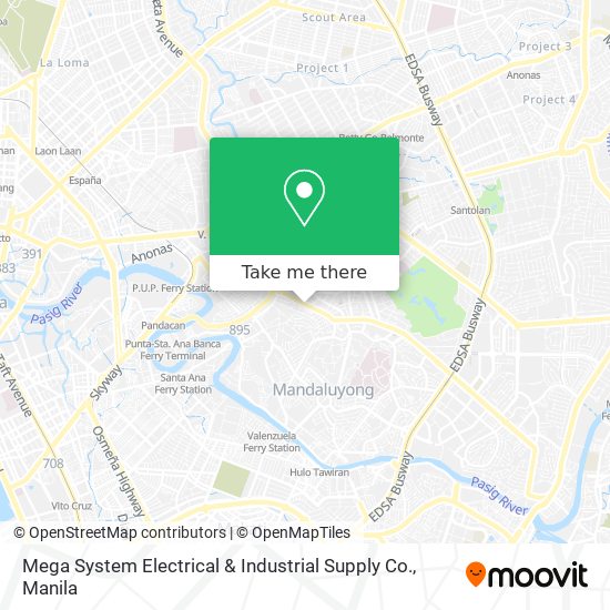 Mega System Electrical & Industrial Supply Co. map