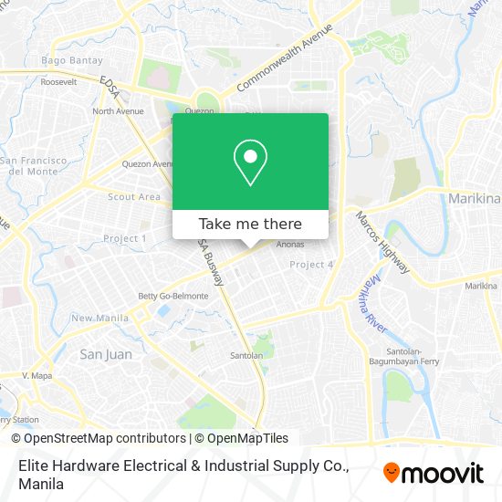 Elite Hardware Electrical & Industrial Supply Co. map