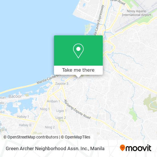 Green Archer Neighborhood Assn. Inc. map