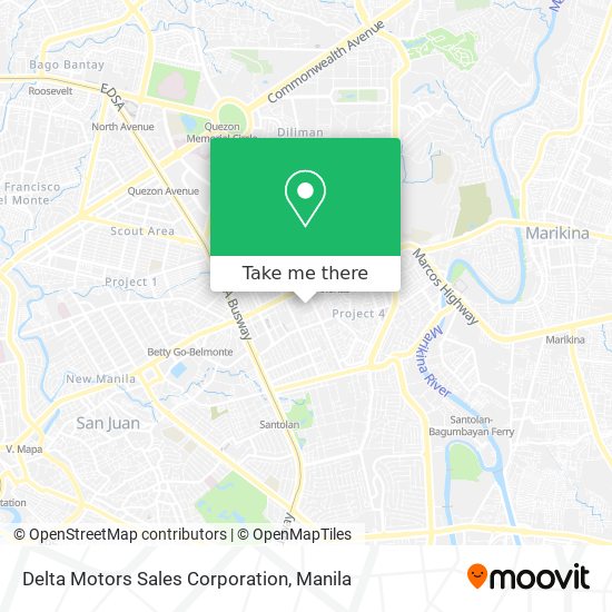 Delta Motors Sales Corporation map