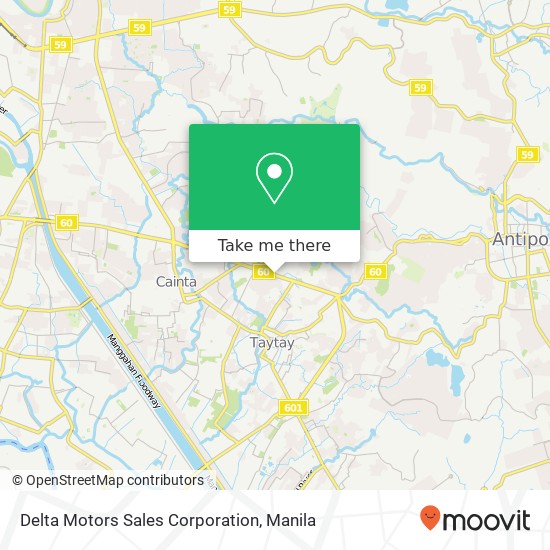 Delta Motors Sales Corporation map