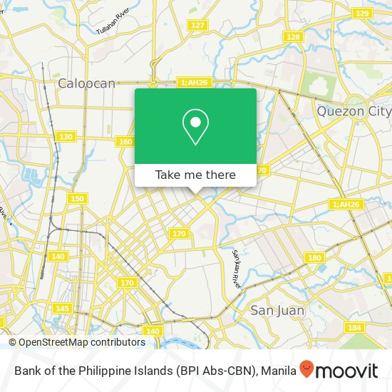 Bank of the Philippine Islands (BPI Abs-CBN) map