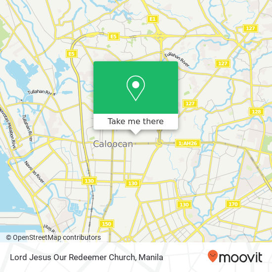 Lord Jesus Our Redeemer Church map