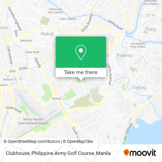 Clubhouse, Philippine Army Golf Course map