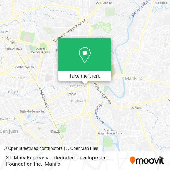 St. Mary Euphrasia Integrated Development Foundation Inc. map