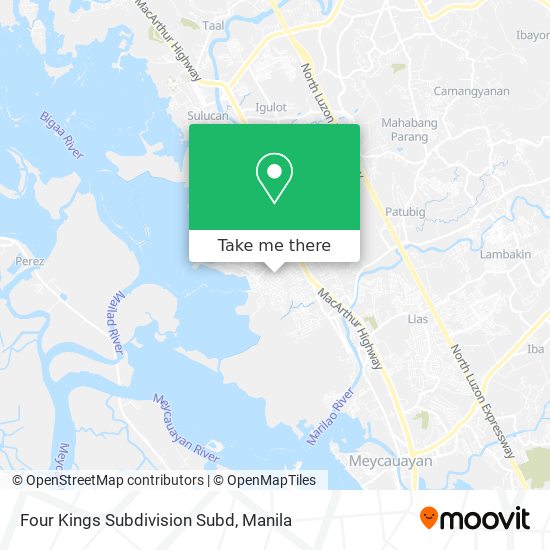 Four Kings Subdivision Subd map