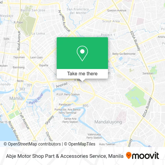 Abje Motor Shop Part & Accessories Service map