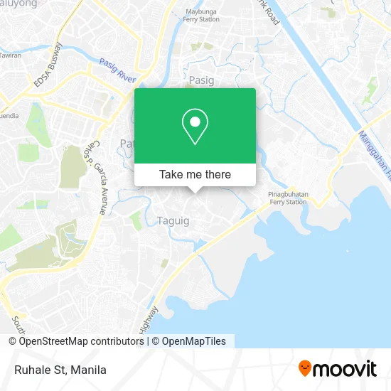 Ruhale St map