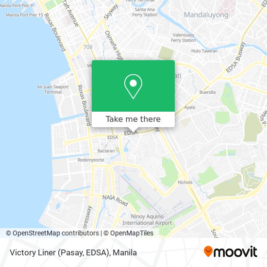 Victory Liner (Pasay, EDSA) map
