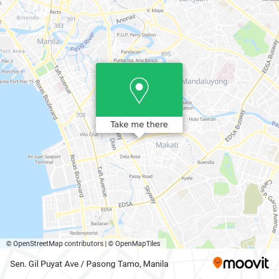 Sen. Gil Puyat Ave / Pasong Tamo map