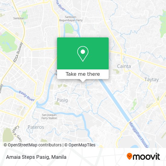 Amaia Steps Pasig map