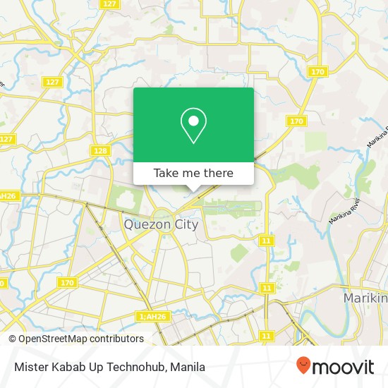 Mister Kabab Up Technohub map