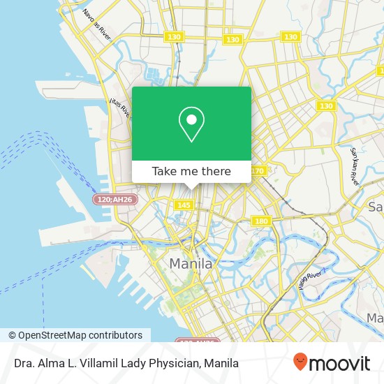 Dra. Alma L. Villamil Lady Physician map